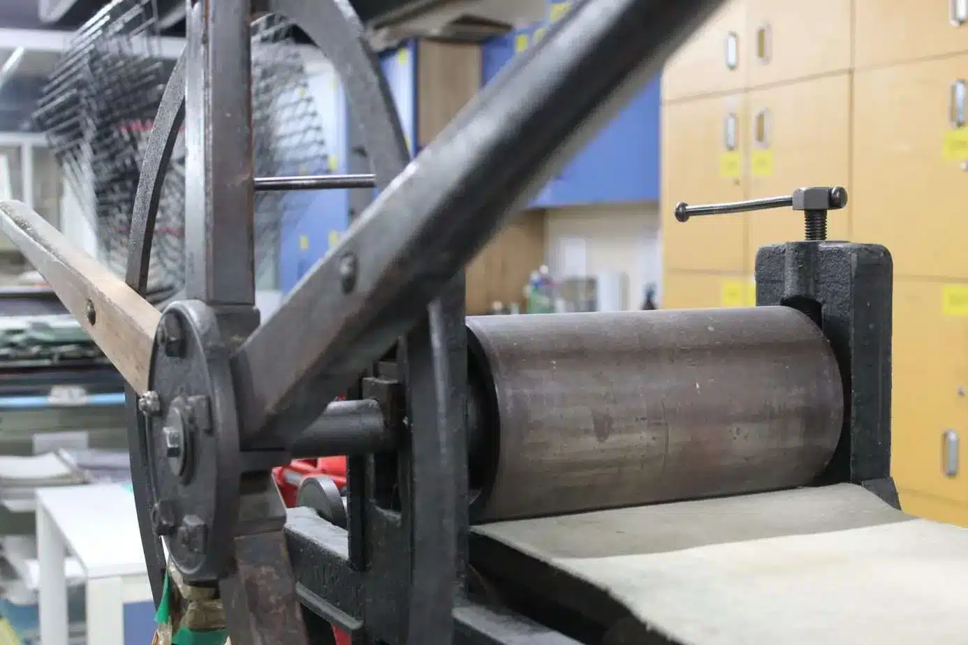 Seacourt’s first etching press